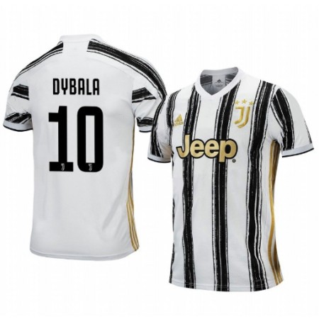 Jalkapallo Peliasut Juventus Dybala 10 Kotipaita 2020-2021 Lyhythihainen